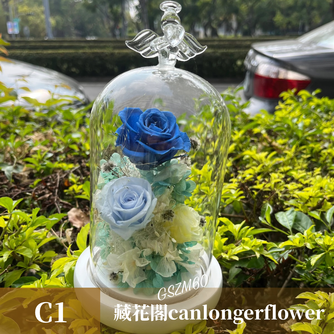 GSZM60 藍色系永生罩盅M