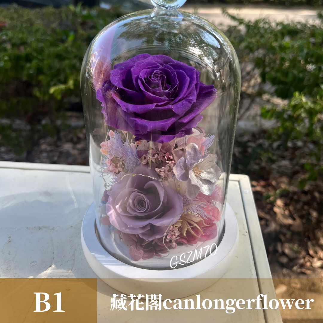 GSZM70 紫色系永生罩盅M