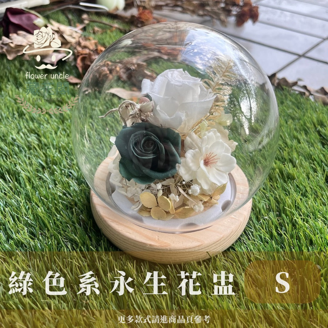 GSZS50 綠色系永生球型罩盅S