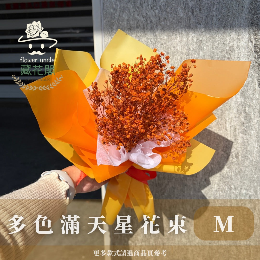BSZMSN 多色系滿天星花束M