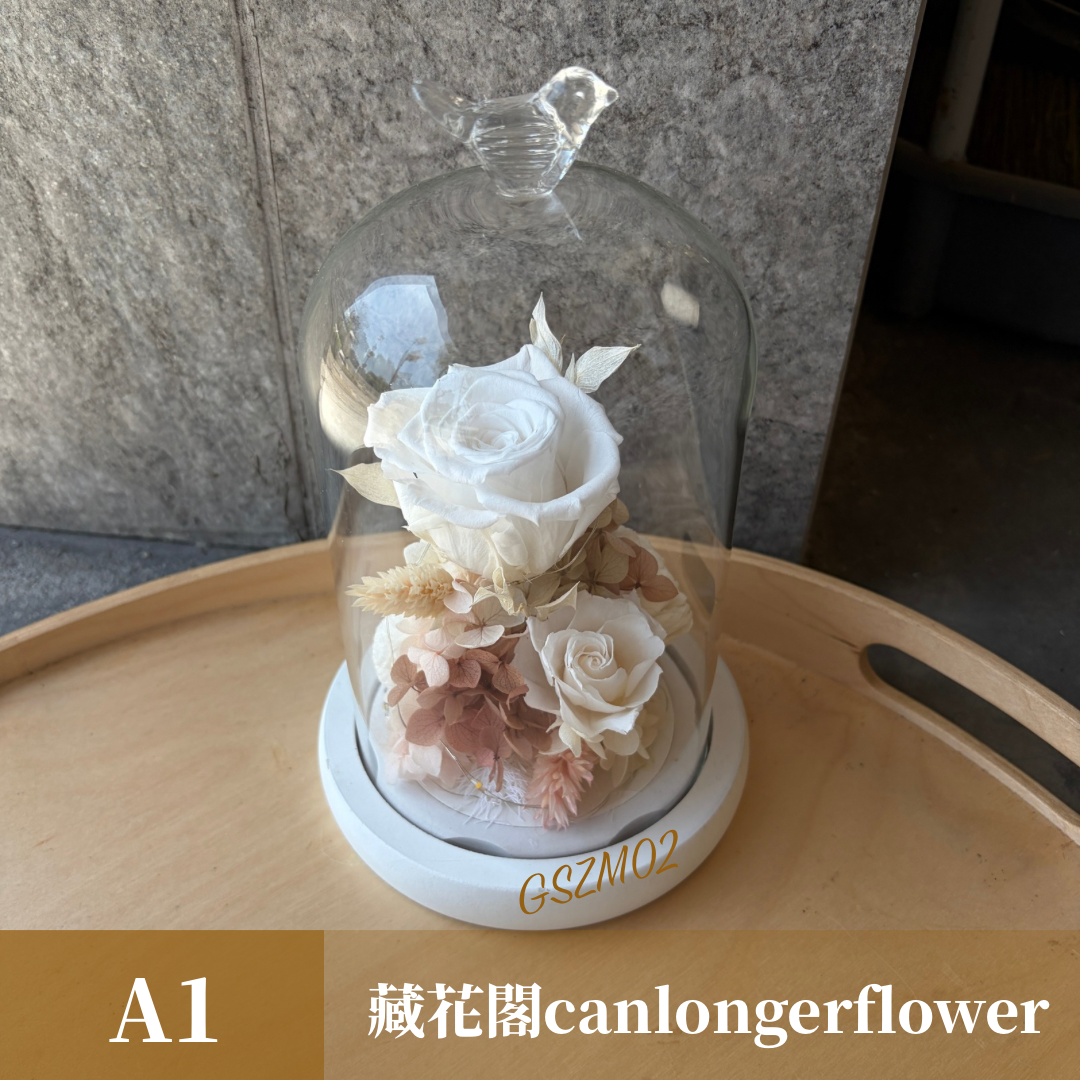 GSZM02 白色系永生罩盅M