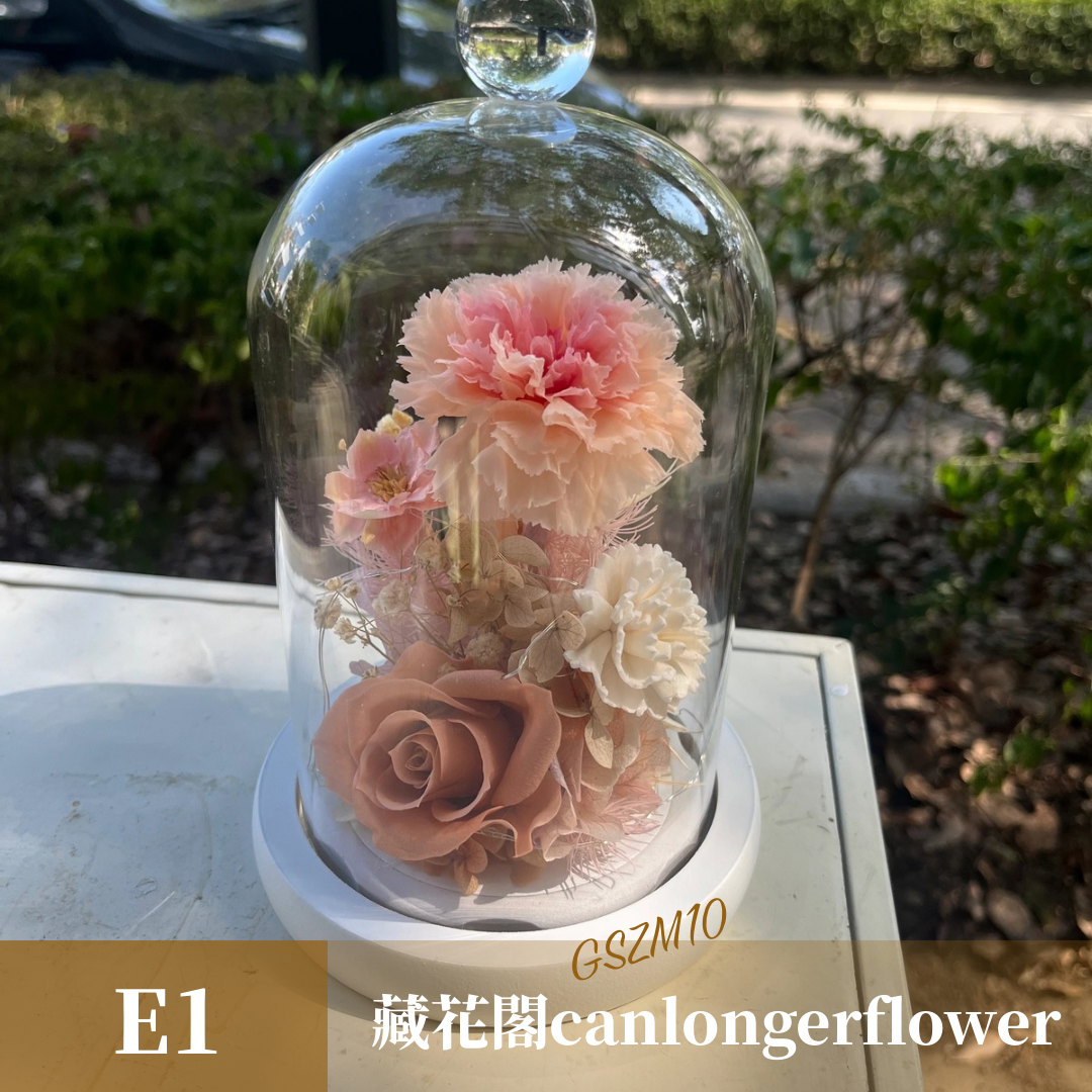 GSZM10 粉色系永生罩盅M