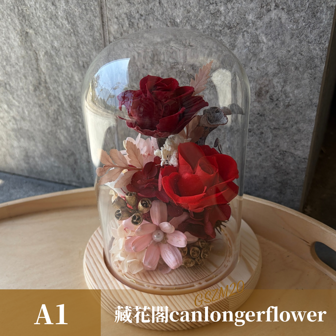 GSZM20 紅色系永生罩盅M