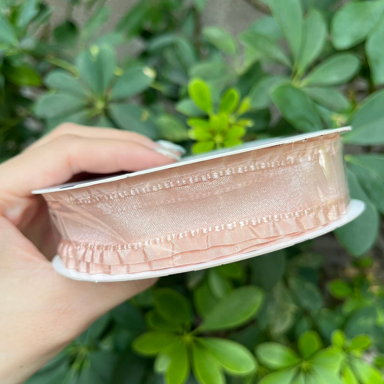 EP337皺褶紗緞帶2.5cm