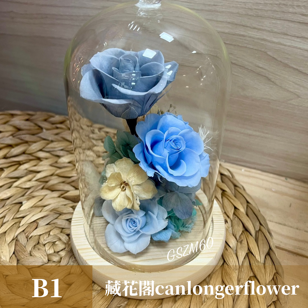 GSZM60 藍色系永生罩盅M