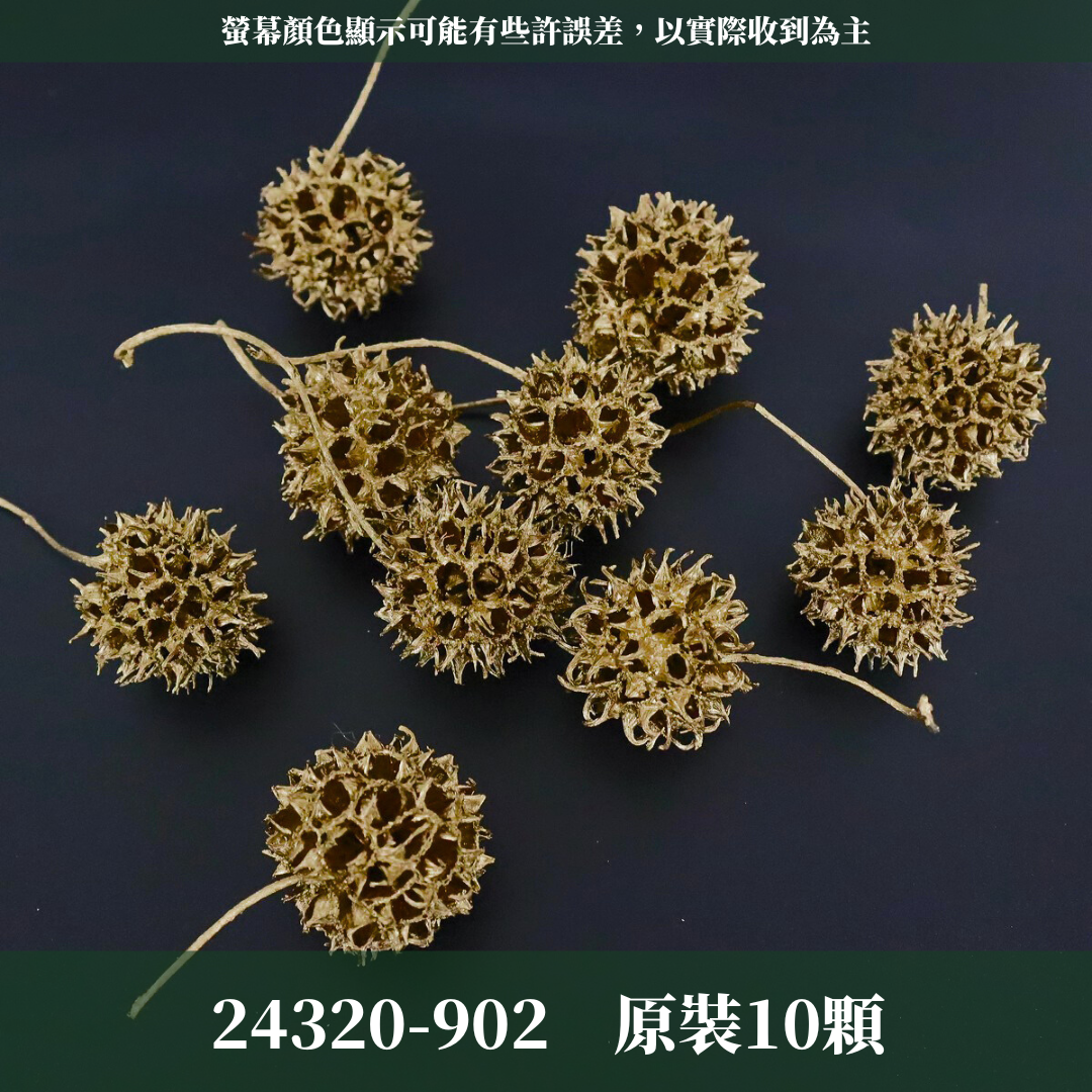 24320 原裝日本楓香果實|日本大地農園 天然楓香果實 進口乾燥果實 花圈素材 秋冬手作 聖誕裝飾