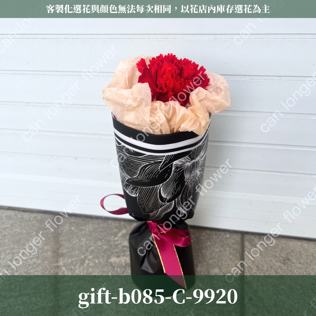 ✿客製化花束✿ gift-b085-Ｃ 各式包裝 單支康乃馨花束