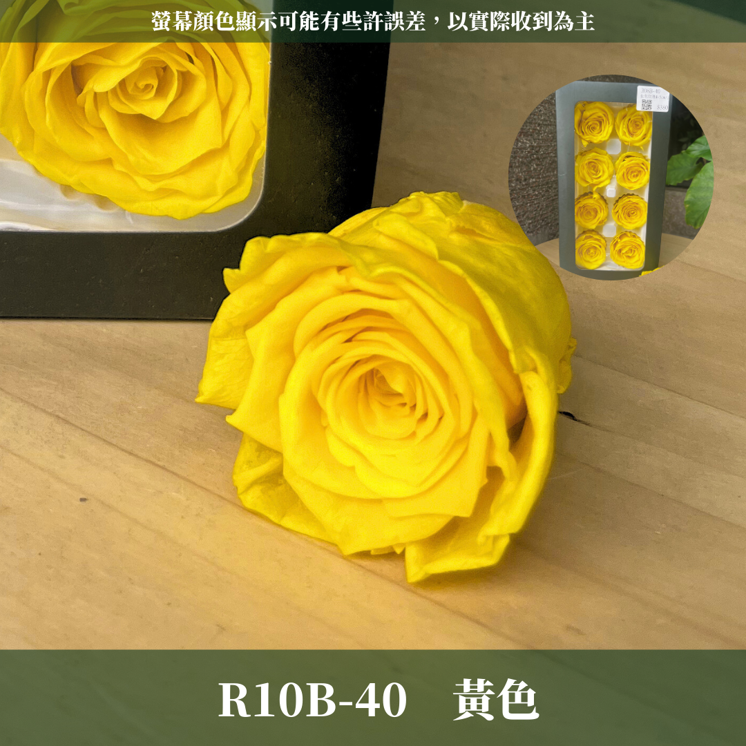 R08B B級八輪永生玫瑰盒裝 5cm玫瑰 永生花 不凋花 台灣現貨