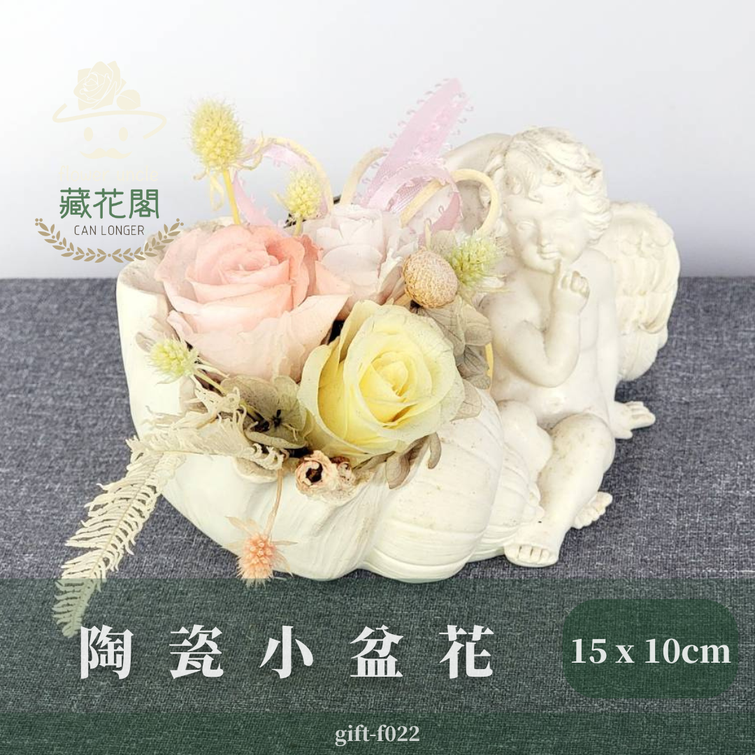 gift-f022 陶瓷小盆花