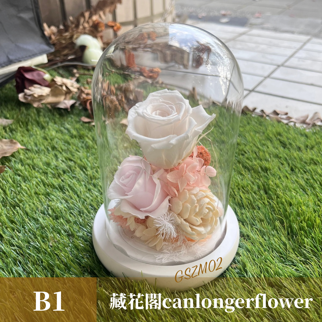 GSZM02 白色系永生罩盅M