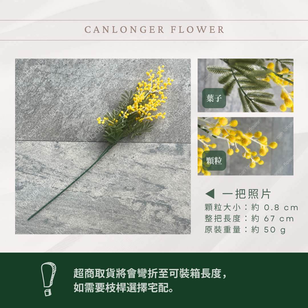 AF061 仿真金合歡（3分支）
