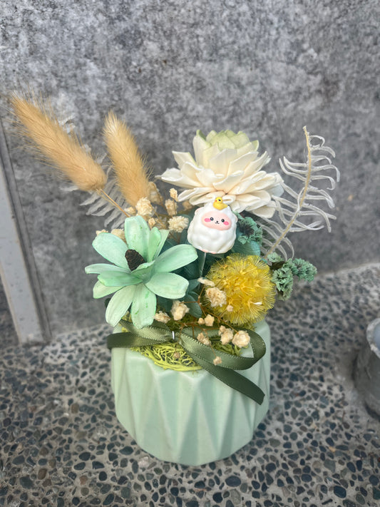 gift-f049乾燥小盆花