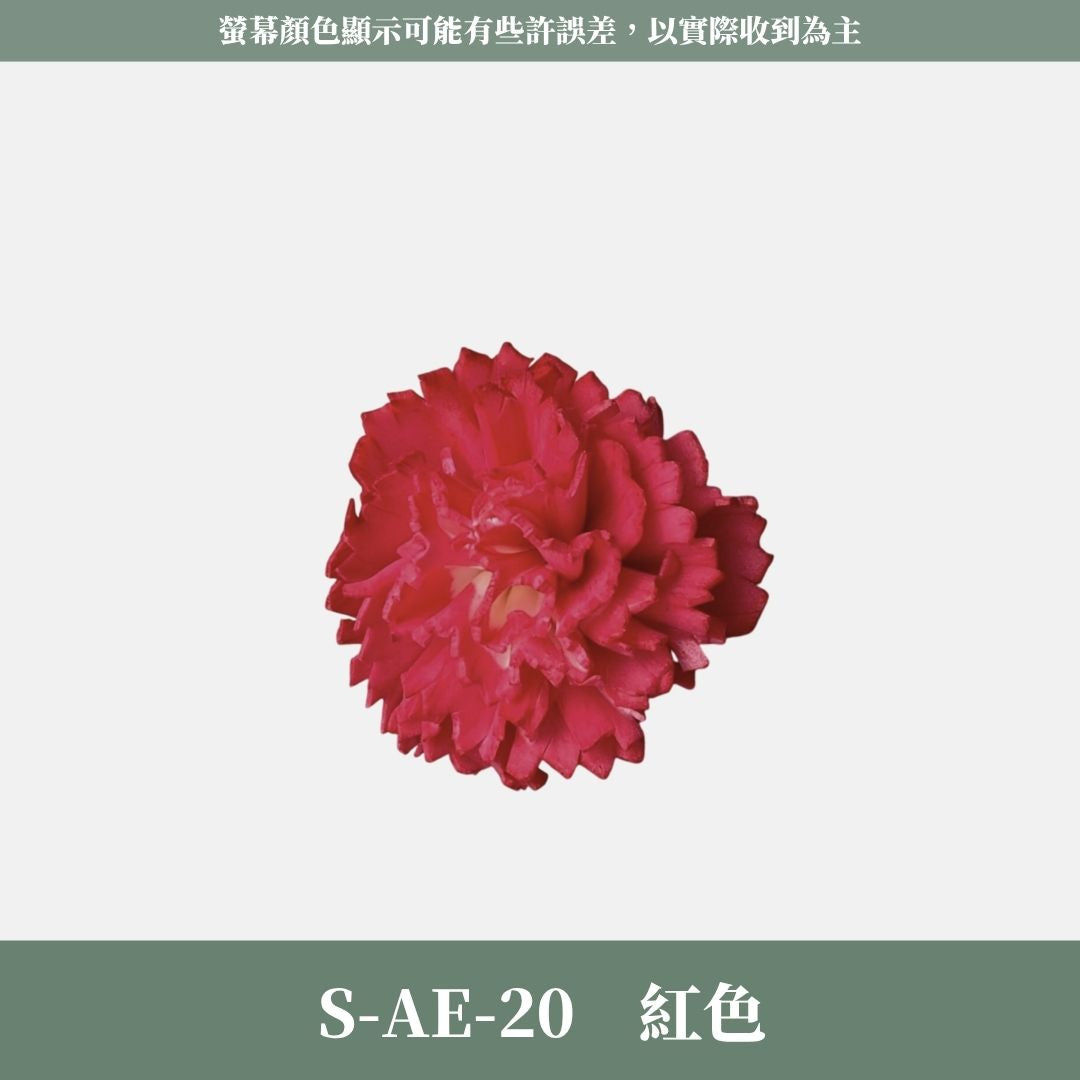 S-AE 4CM康乃馨索拉花花頭｜乾燥花 母親節擴香花 康乃馨花束 母親節花禮 DIY手作 乾燥花花束花禮 乾燥通草花頭