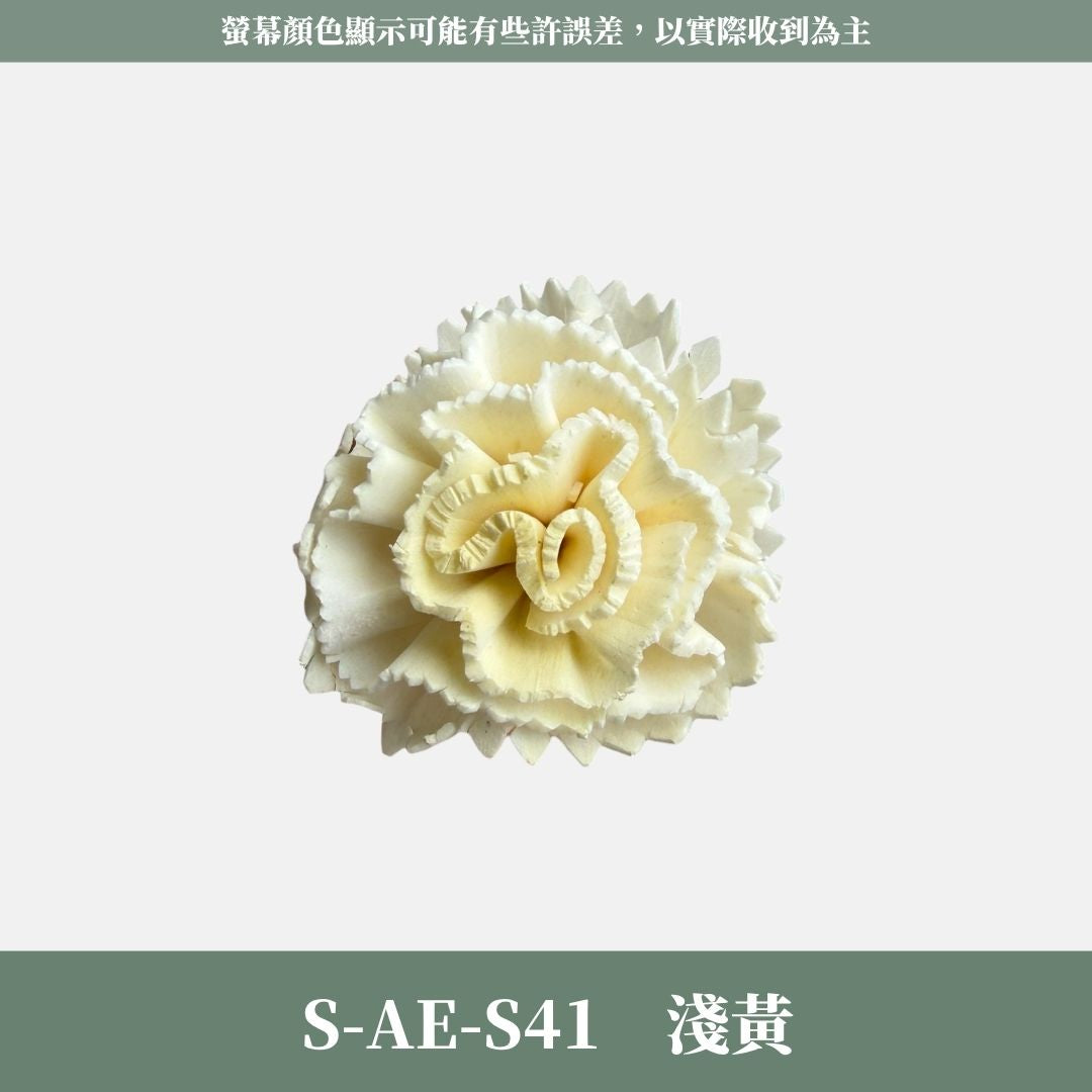 S-AE 4CM康乃馨索拉花花頭｜乾燥花 母親節擴香花 康乃馨花束 母親節花禮 DIY手作 乾燥花花束花禮 乾燥通草花頭