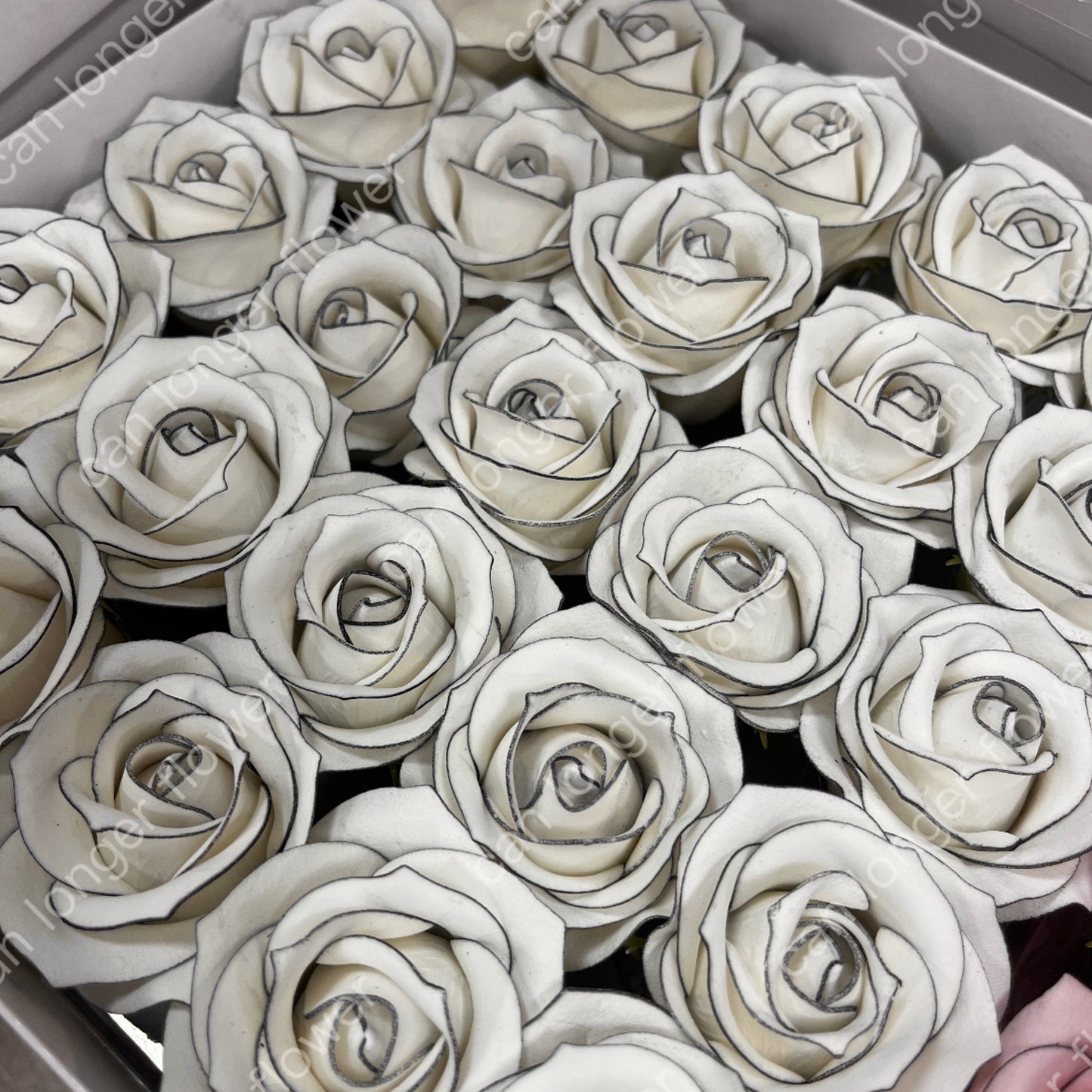 AS003 小香風玫瑰 50入 香皂花