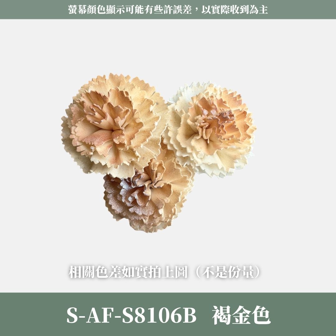 S-AF 6CM康乃馨索拉花花頭｜乾燥花 母親節擴香花 康乃馨花束 母親節花禮 DIY手作 乾燥花花束花禮 乾燥通草花頭