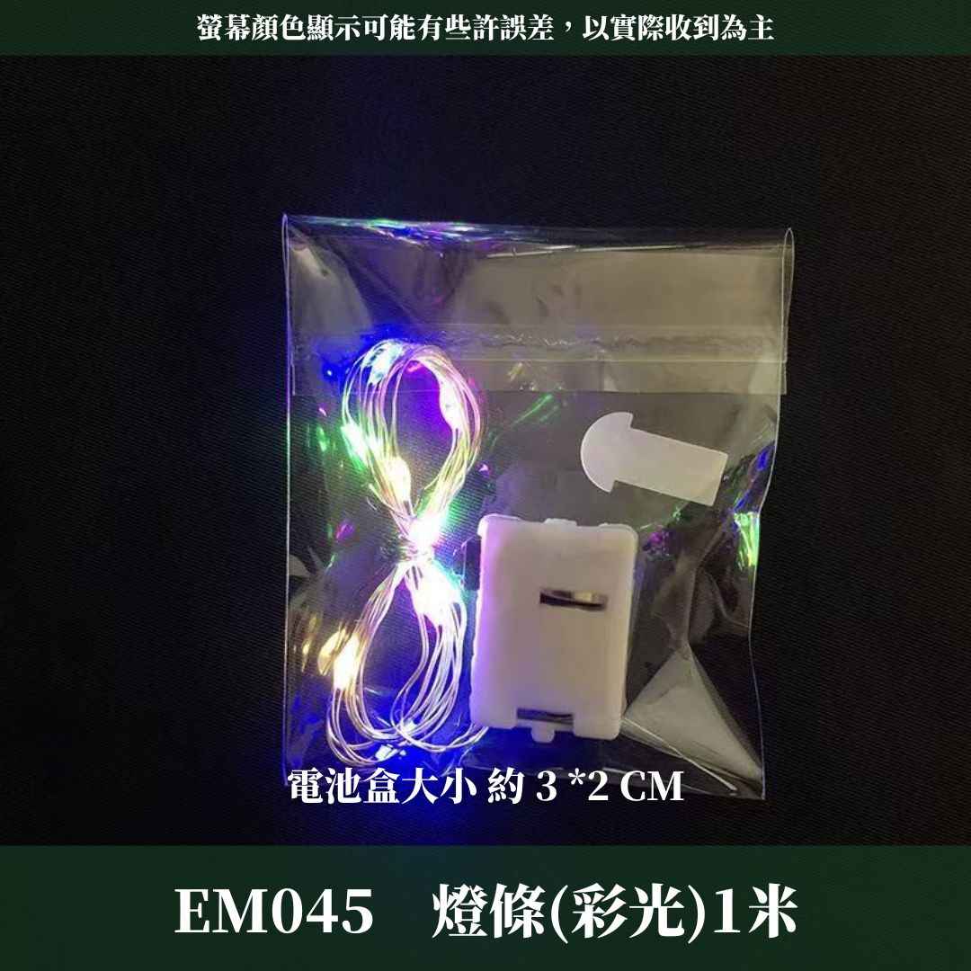 EM045 豐富款式造型花藝燈條｜銅線燈串 電池款鮮花燈串 暖白串燈 瓶塞燈 花藝燈條 閃爍燈 乾燥花燈串 迷你小彩燈