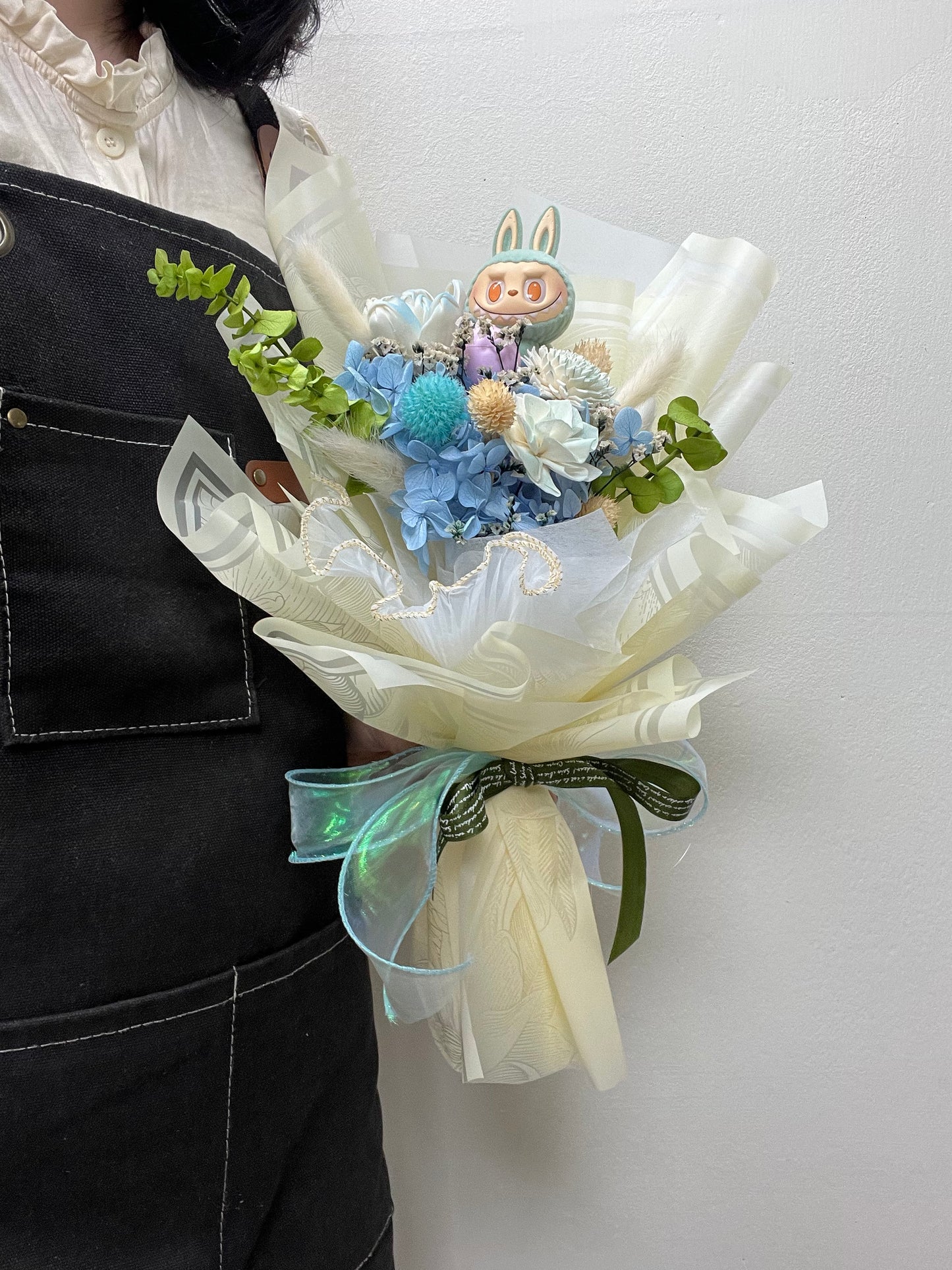 gift-b095 labubu花束M(labubu 自備）