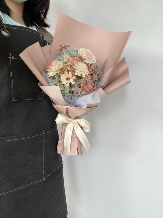 gift-b064繡球花束