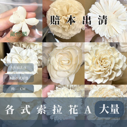 S-SALE-A 關店賠本出清｜大量的索拉花花頭｜史上最便宜沒有之一要錢不要貨到八月底