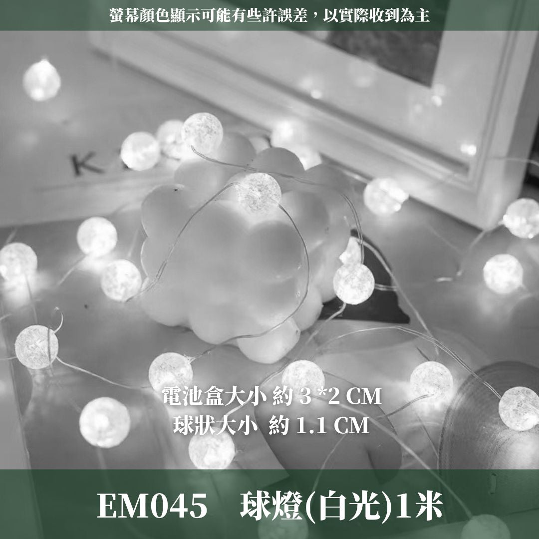 EM045 豐富款式造型花藝燈條｜銅線燈串 電池款鮮花燈串 暖白串燈 瓶塞燈 花藝燈條 閃爍燈 乾燥花燈串 迷你小彩燈