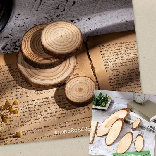 DS006 松木片 原木片 斜木片 (2片/包)