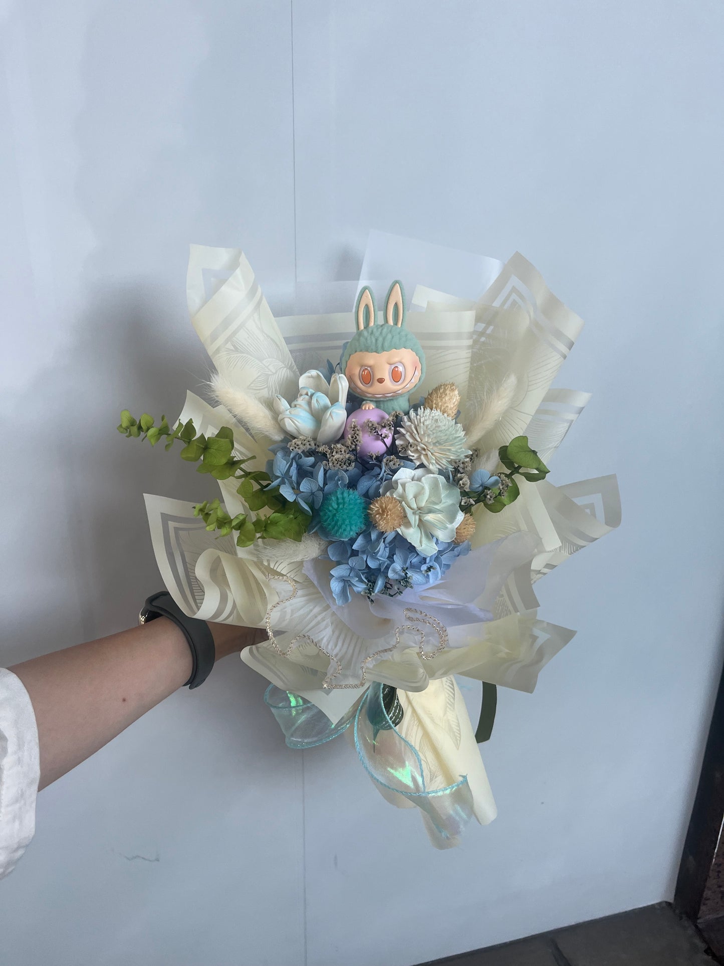 gift-b095 labubu花束M(labubu 自備）