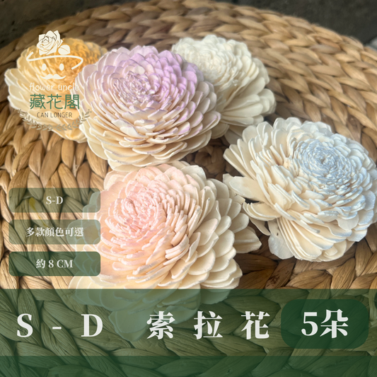 ✿ 台灣現貨 ✿ S-D 索拉花 8CM 通草花 擴香花 太陽玫瑰