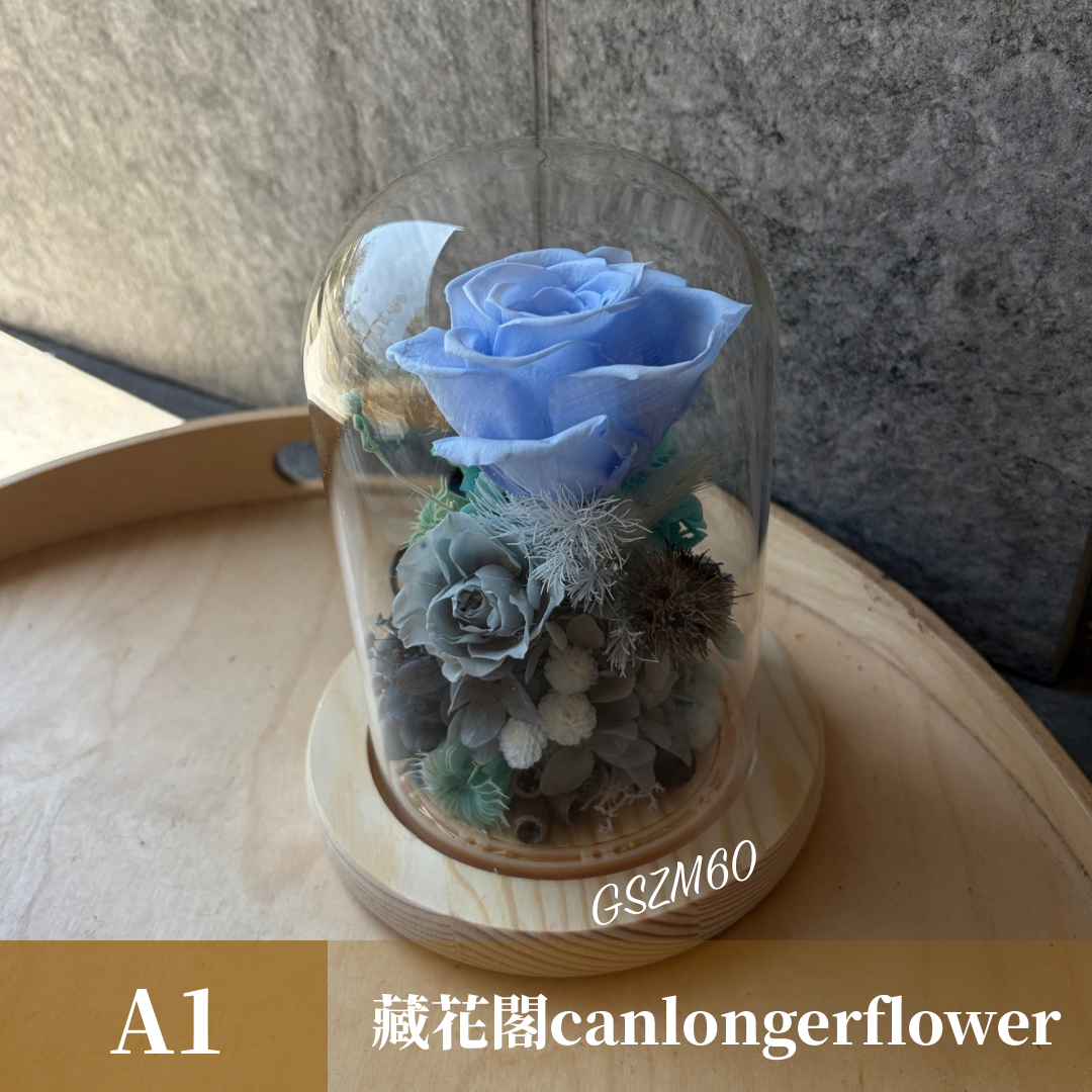 GSZM60 藍色系永生罩盅M