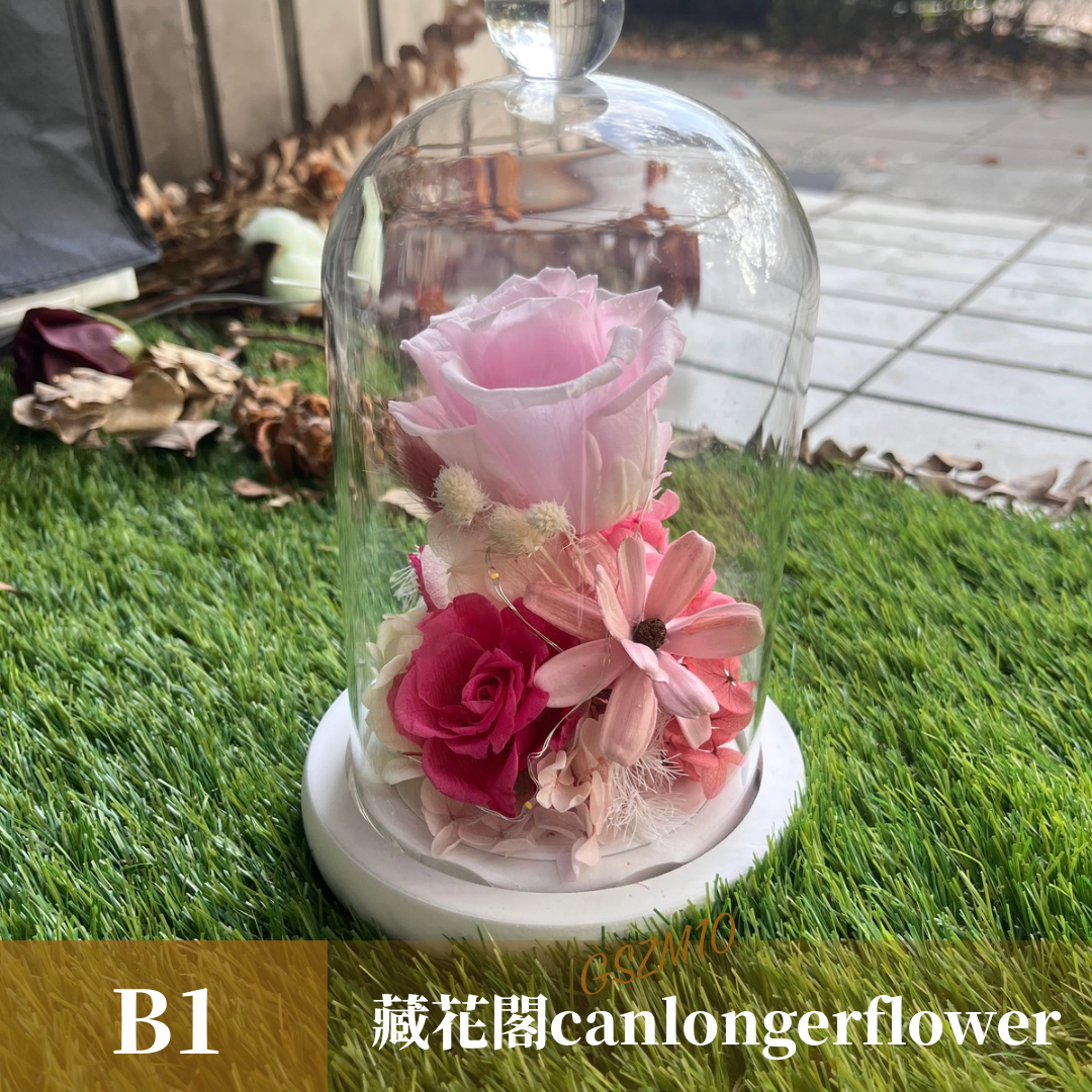 GSZM10 粉色系永生罩盅M