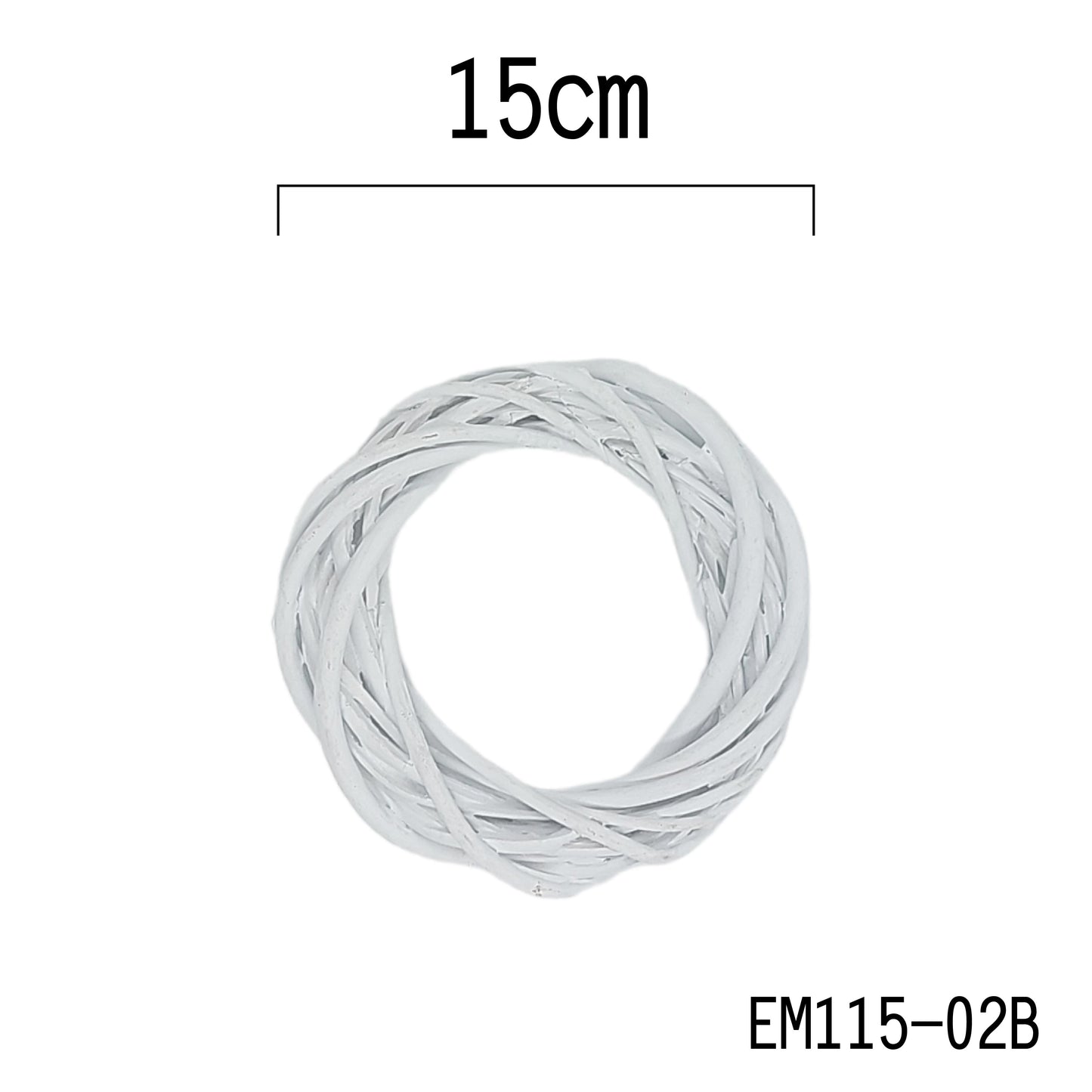 EM115-02柳編藤圈(白)ø15/20/25/30