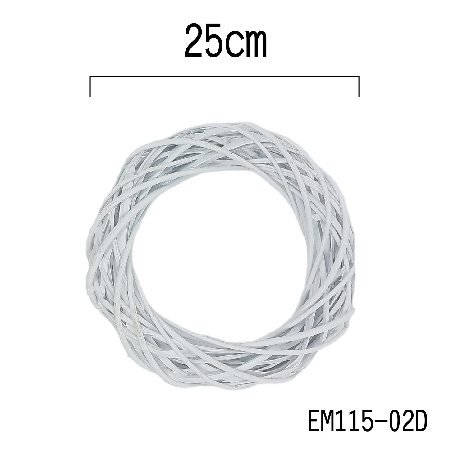 EM115-02柳編藤圈(白)ø15/20/25/30