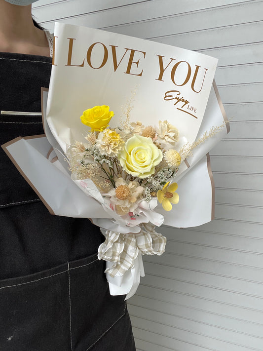 gift-B107花束 L 黃色花束