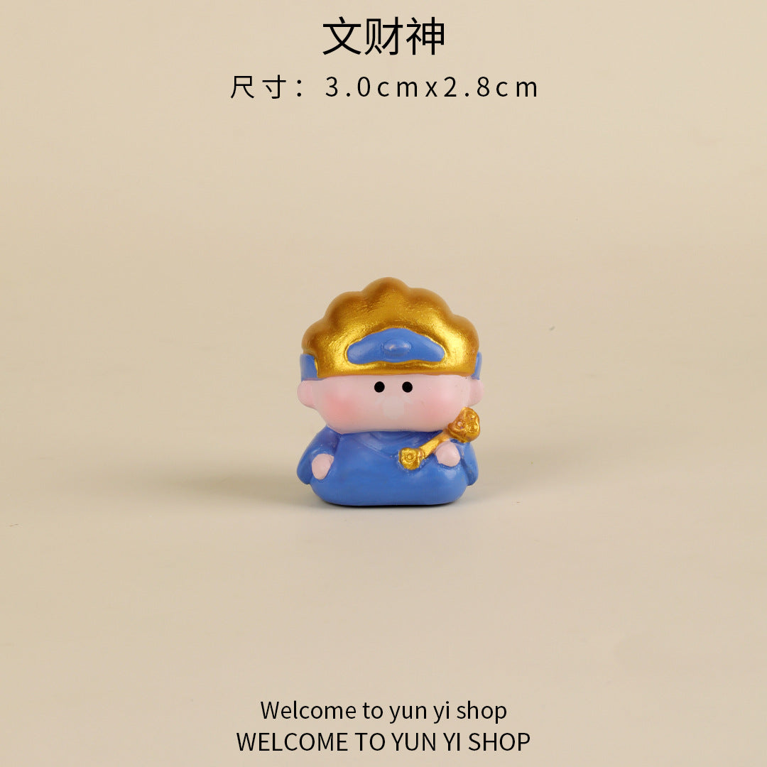 EM051I公仔 財神爺 財神公仔 小財神 招財貓