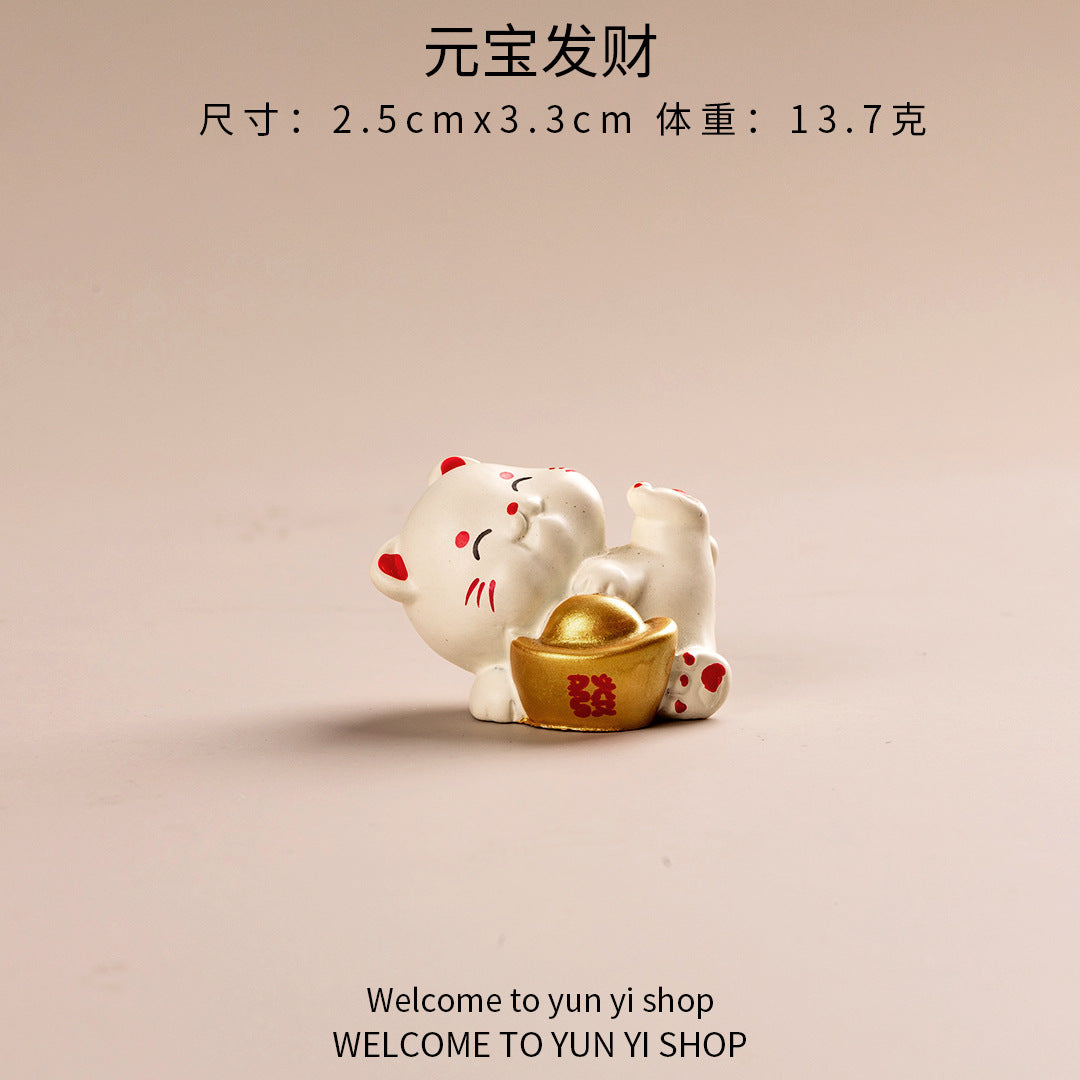 EM051I公仔 財神爺 財神公仔 小財神 招財貓