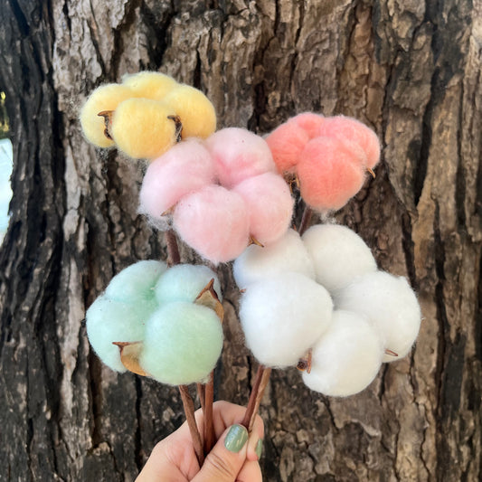 ✿ 台灣現貨 ✿ SH00棉花 小份量 單朵 手工花