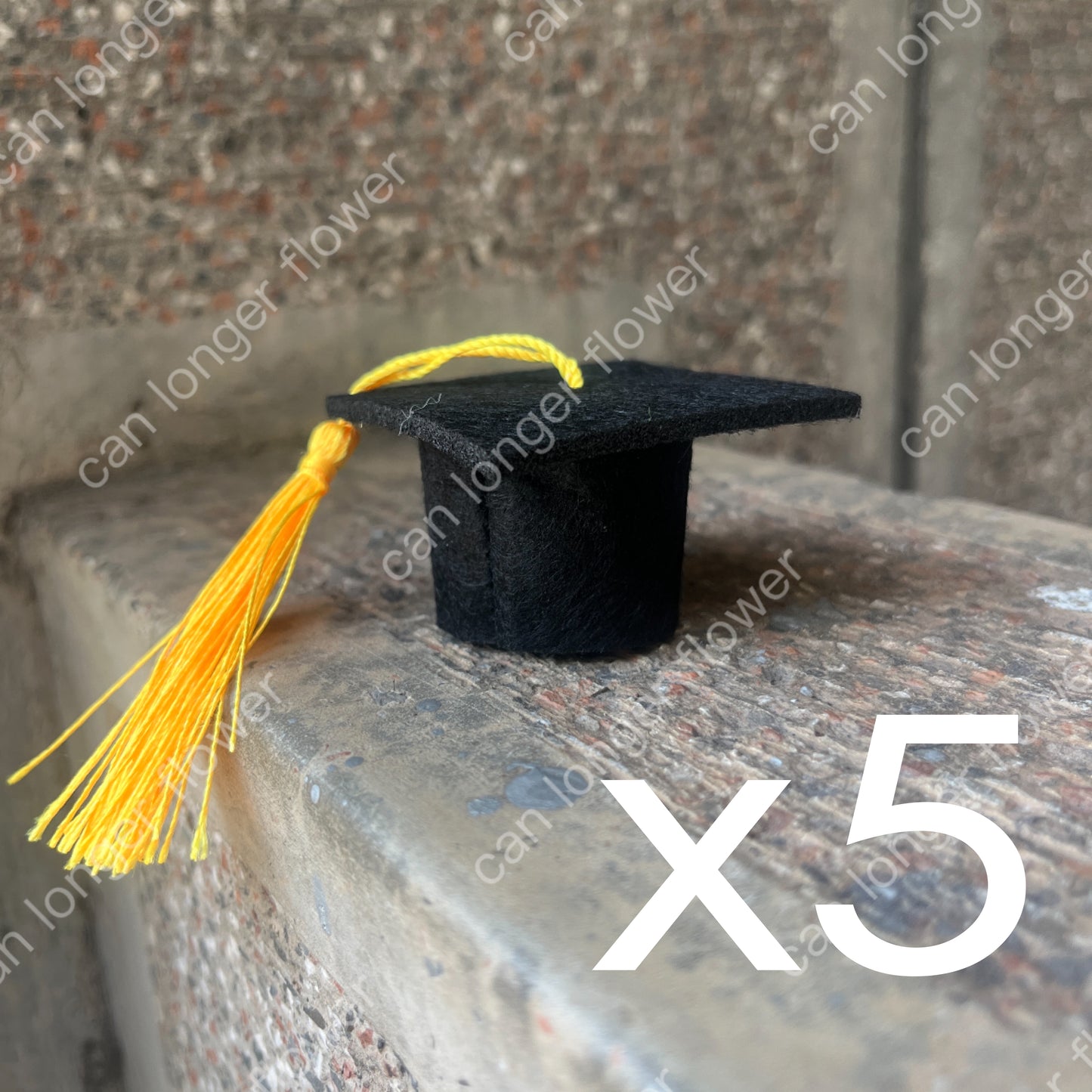 ✿ 台灣現貨 ✿  EM052 學士帽 單個 五個裝 (5.5*5.5*3cm)