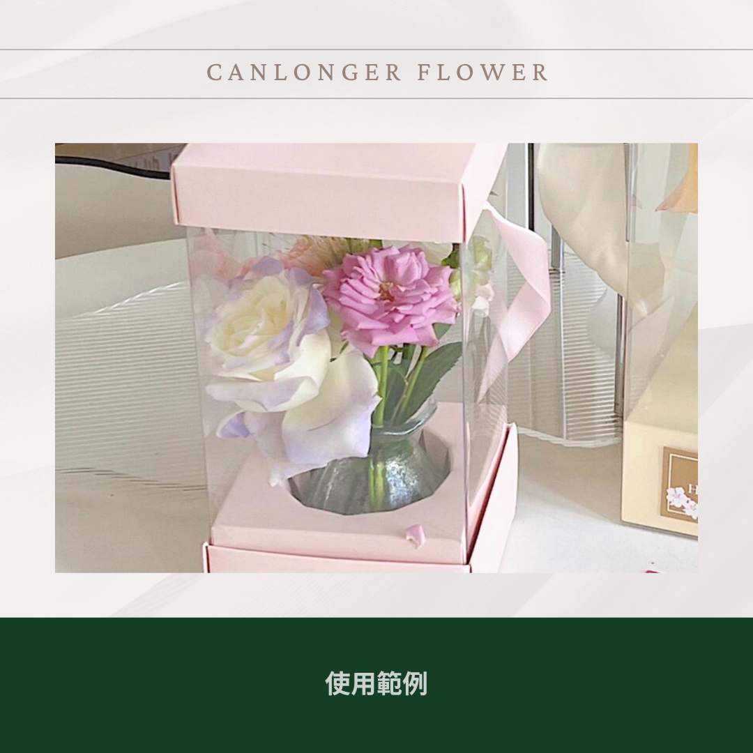 ✿ 台灣現貨 ✿ CE001 手提透明花盒 5入 花束包裝盒 手提 花盒 透明 包裝盒 纸折花盒 紙折包裝盒