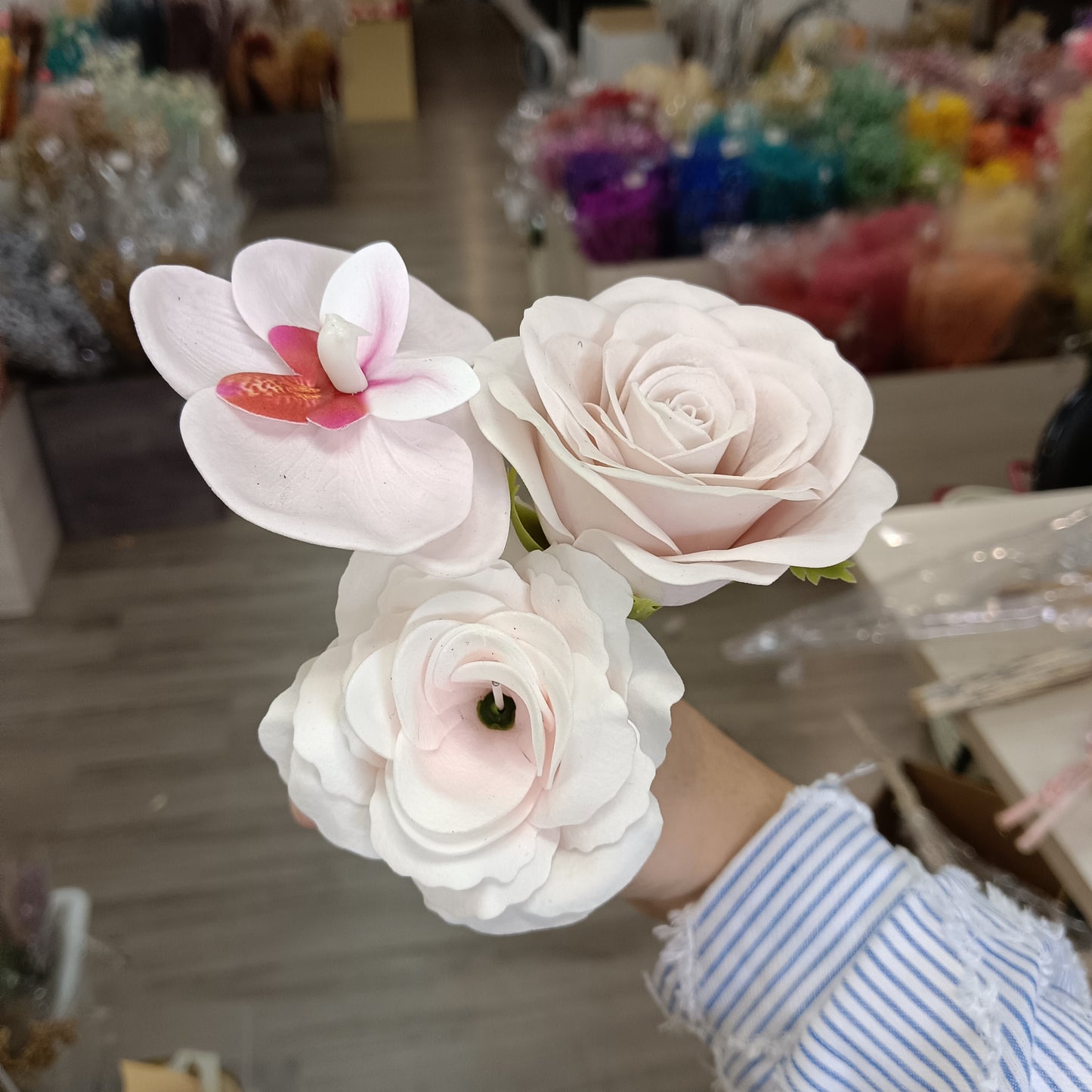 零售香皂花