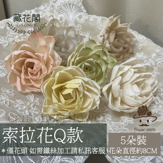 ✿ 台灣現貨 ✿ S-Q 索拉花 8CM 通草花 擴香花 白睡蓮 香水蓮