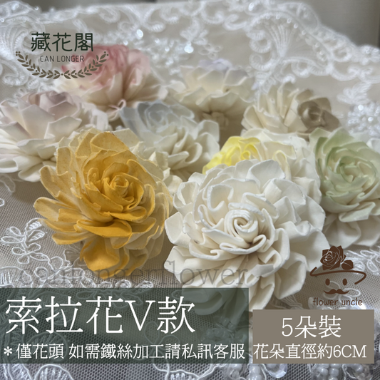 ✿ 台灣現貨 ✿ S-V 索拉花 6CM 通草花 擴香花 大麗花